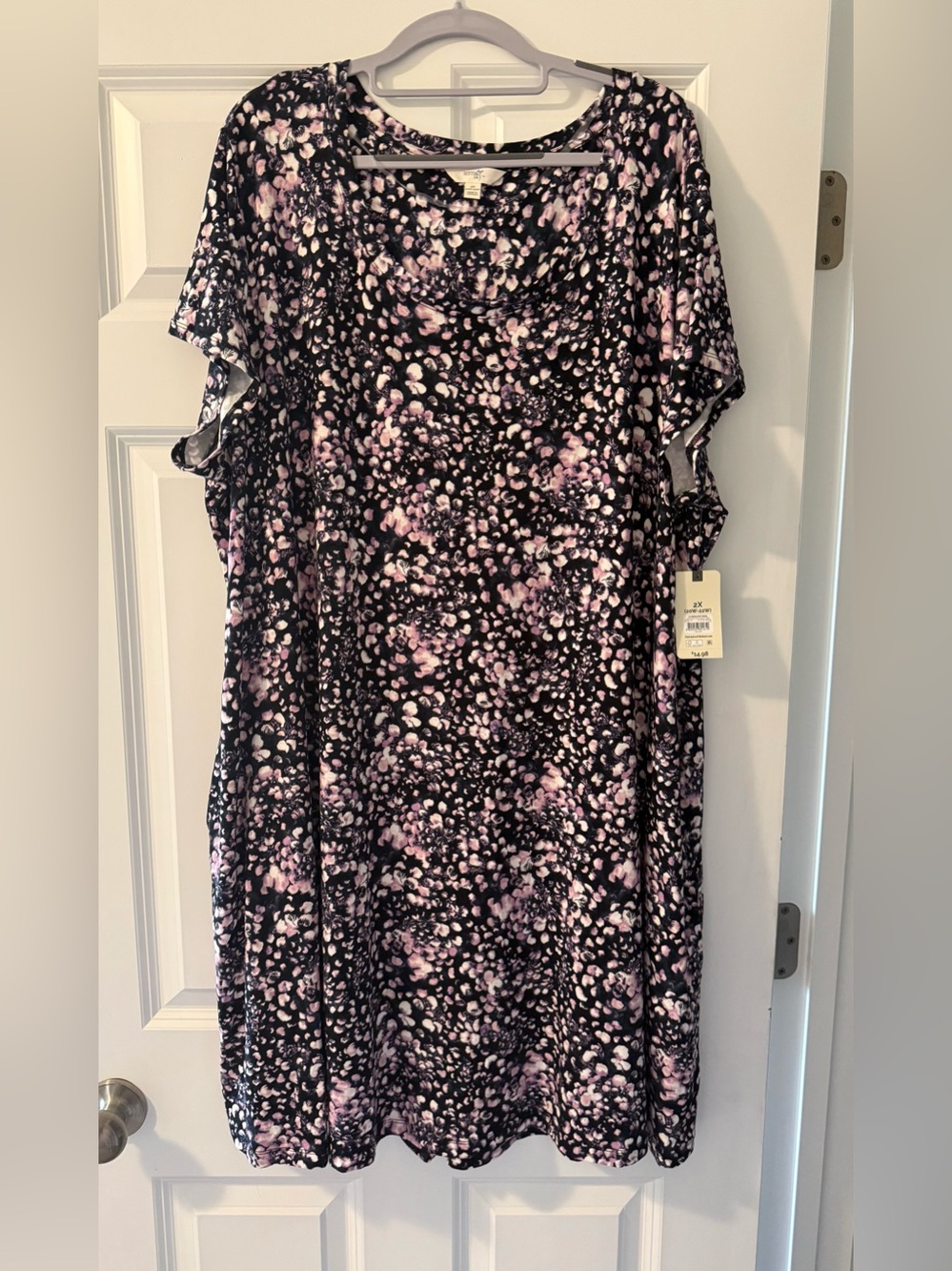 Terra & Sky Floral Dot Knit Dress